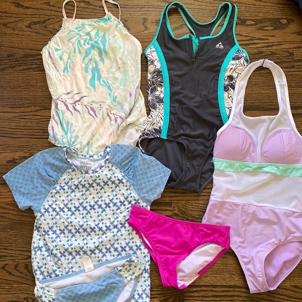 Swimsuit Lot 12 Lilly Pulitzer YMI Speedo Hang Ten